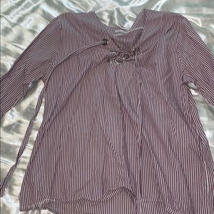 Striped longsleeve top